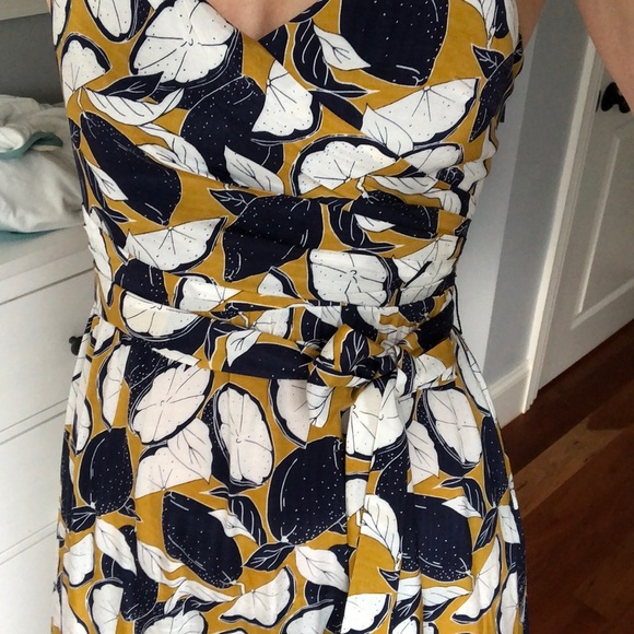 Whistles Lemon Print Dress - Picture 4 of 4